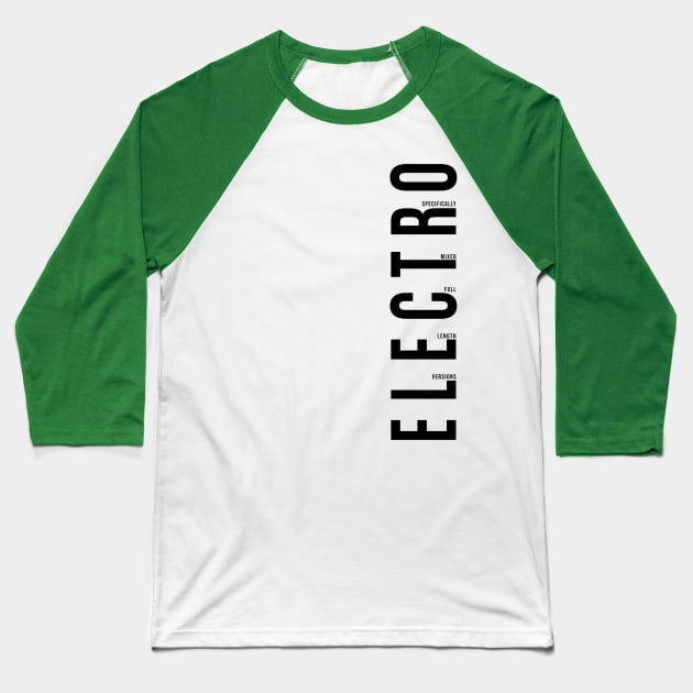 Electro Baseball T-Shirt by Stupiditee